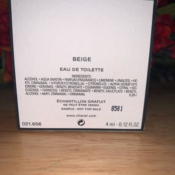 Chanel "BEIGE" eau de parfum 4ML MINI Deluxe - Picture 2 of 4